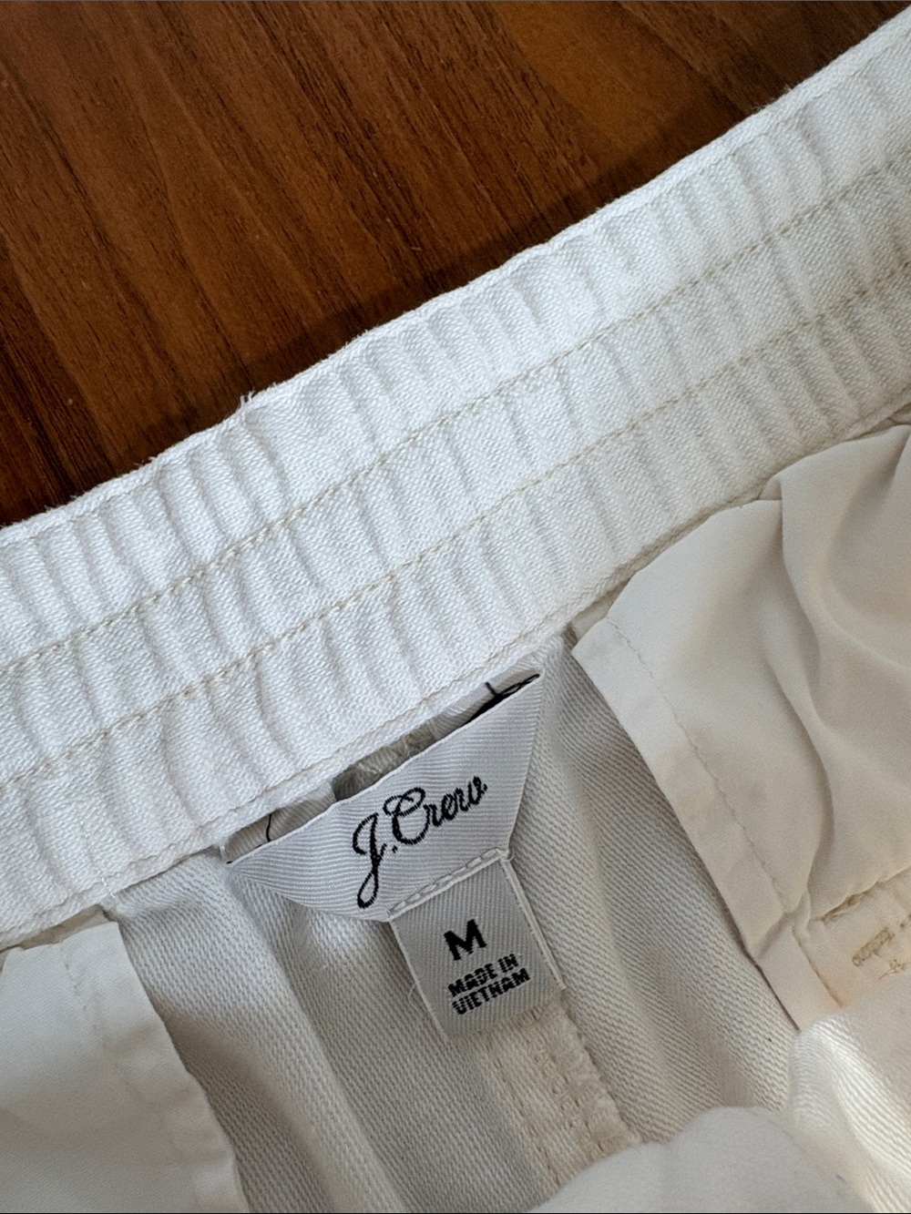 J. Crew Tie-waist camp pant in Cream Size Medium - Picture 6 of 7